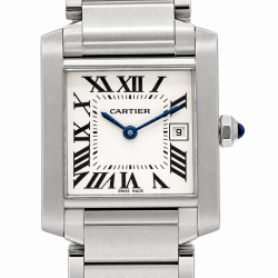 Cartier Tank Midsize W51011Q3 Stainless Steel Watch